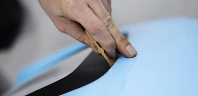 Adhésif coupé par Floki, agence de publicité.